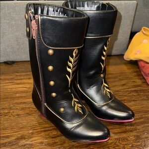 Kids Frozen Ana costume boots